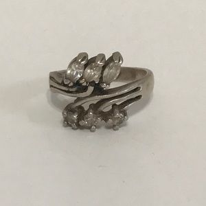 Sterling Silver Ring with stones